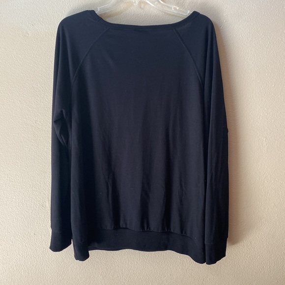 Torrid criss cross caged front crew neck sweater in black size 1X - Picture 7 of 12